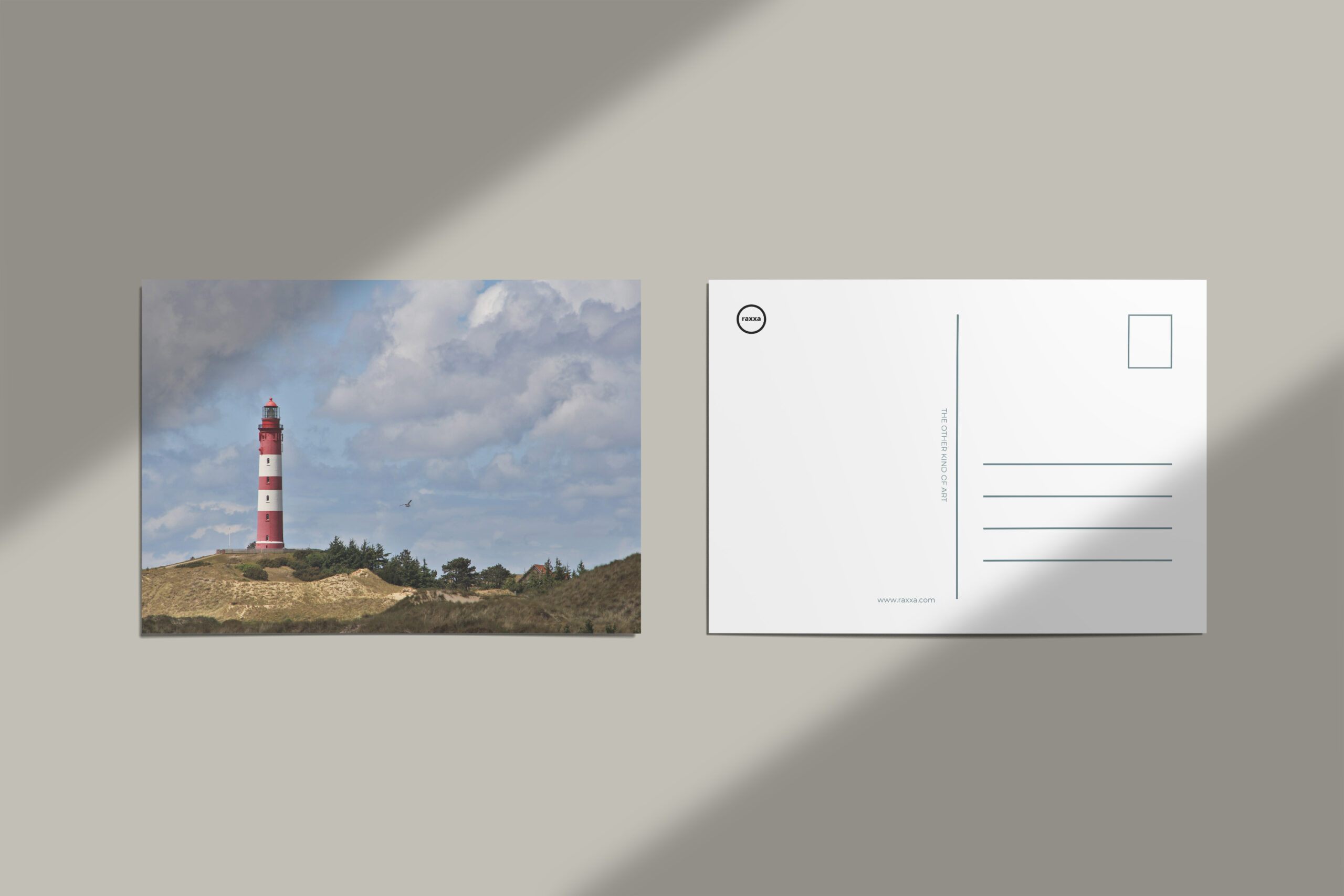 raxxa Postkarte: Leuchtturm Amrum