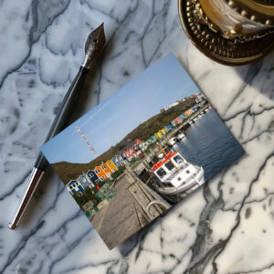 raxxa Postkarte: Der Hafen von Helgoland