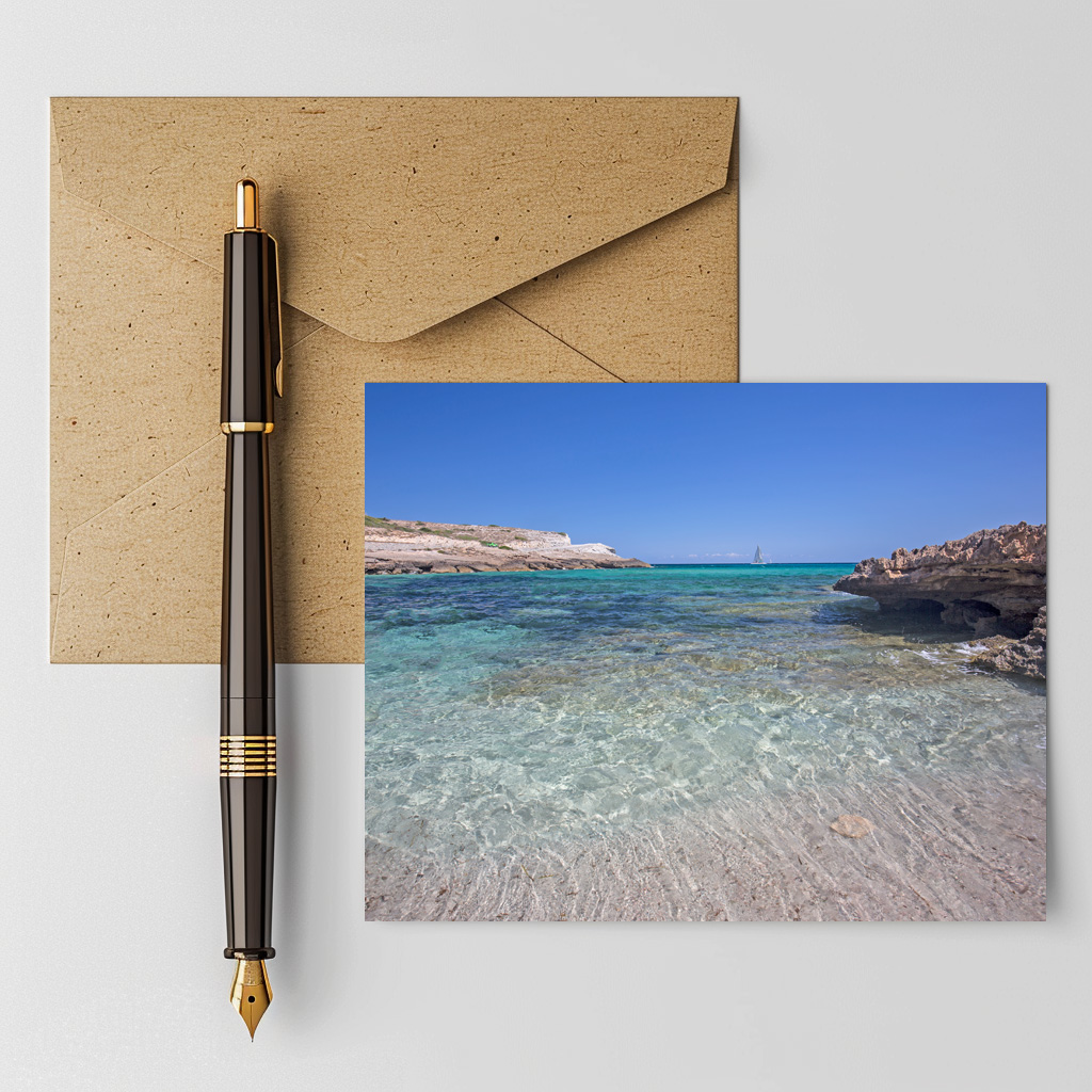 raxxa Postkarte: Cala Mitjana o S Aduaia