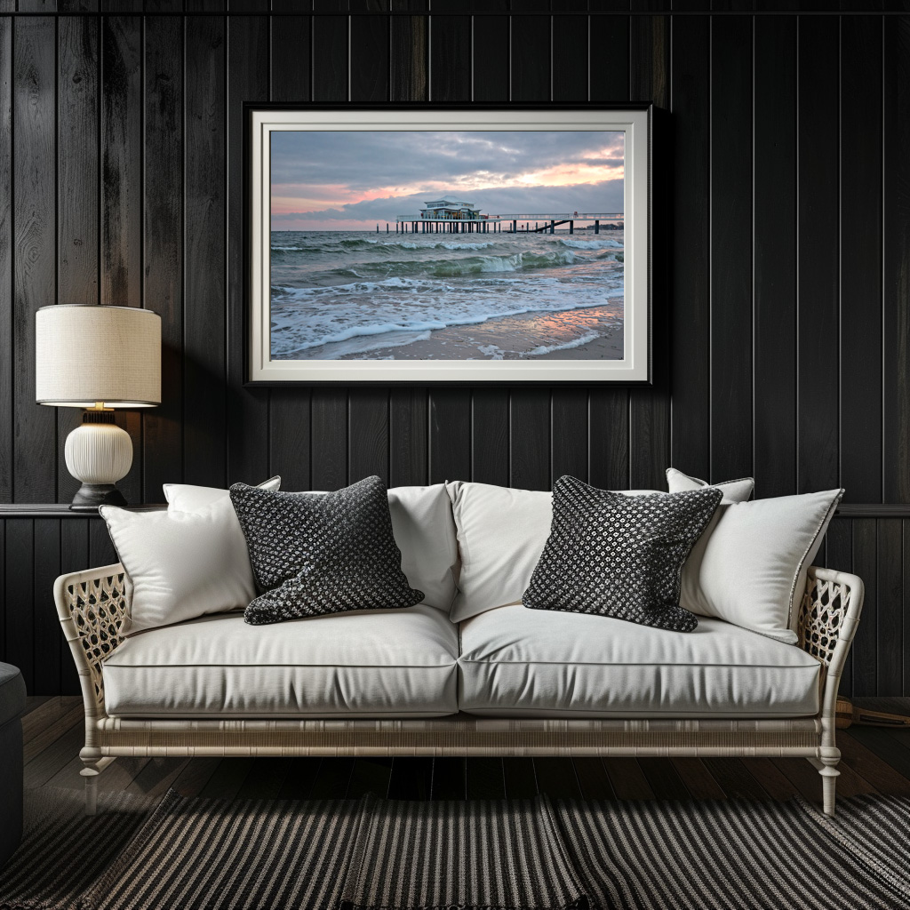 Poster: Früh morgens in Timmendorf