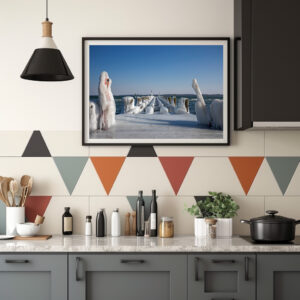 Poster: Ein Wintertag in Travemünde