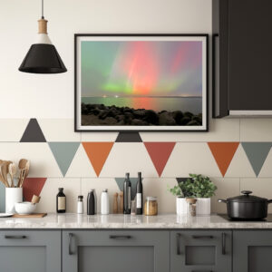 Poster: Polarlichter über der Ostsee