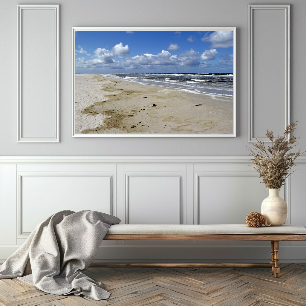 Poster: Am Nordseestrand auf Amrum