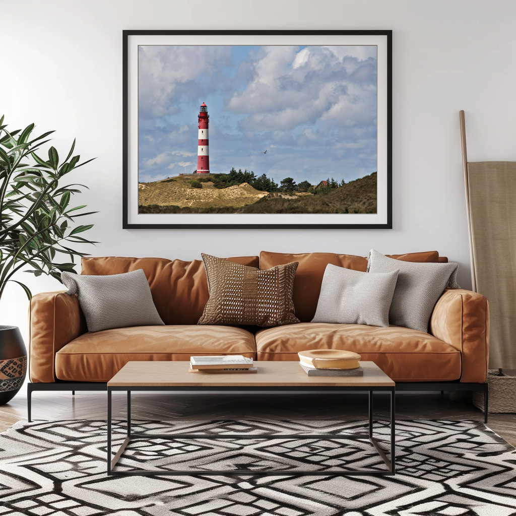 Poster: Leuchtturm Amrum