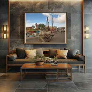 Poster: Der Hafen von Büsum