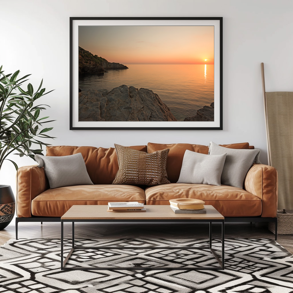 Poster: Sonnenuntergang in Banyalbufar