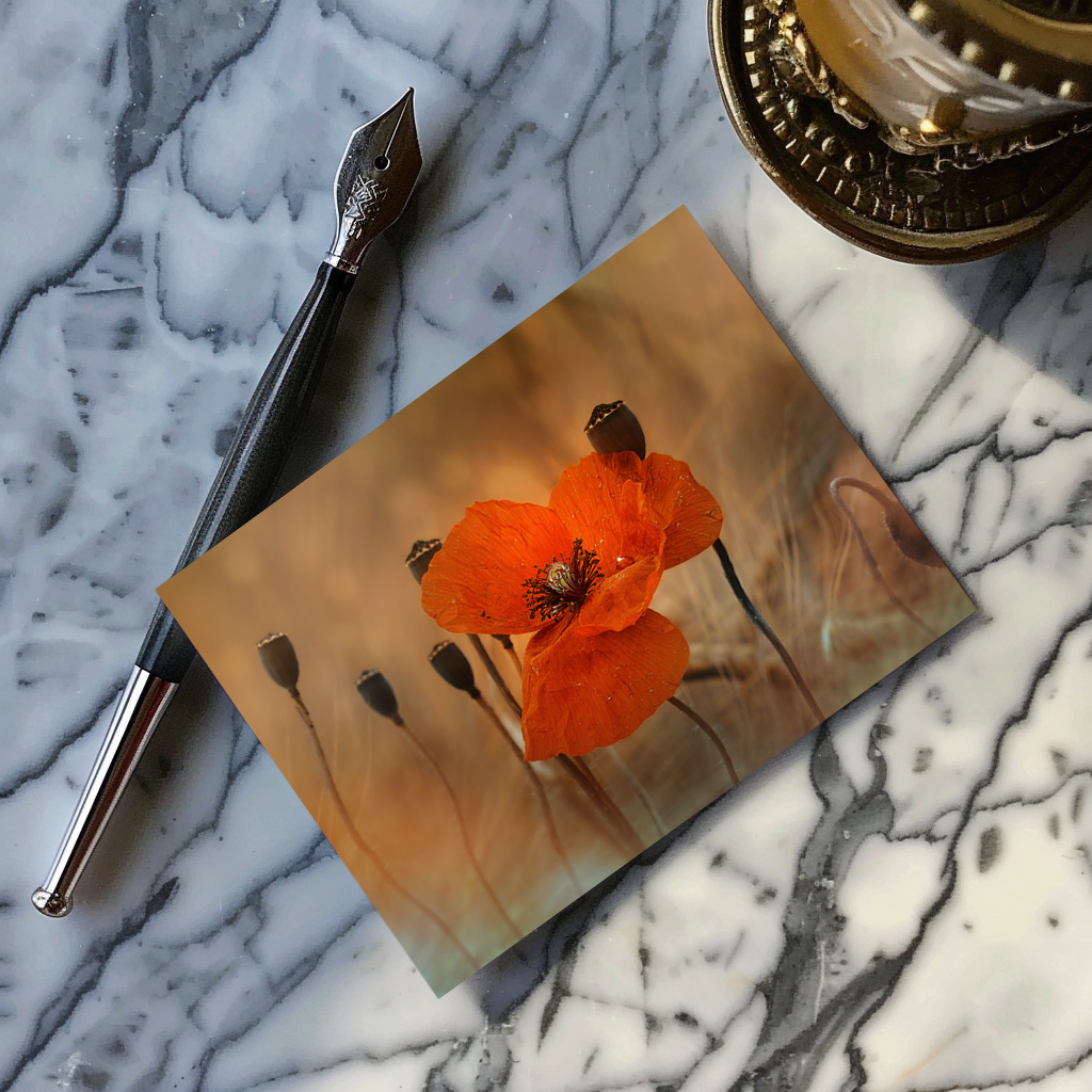 raxxa Postkarte: Mohnblume