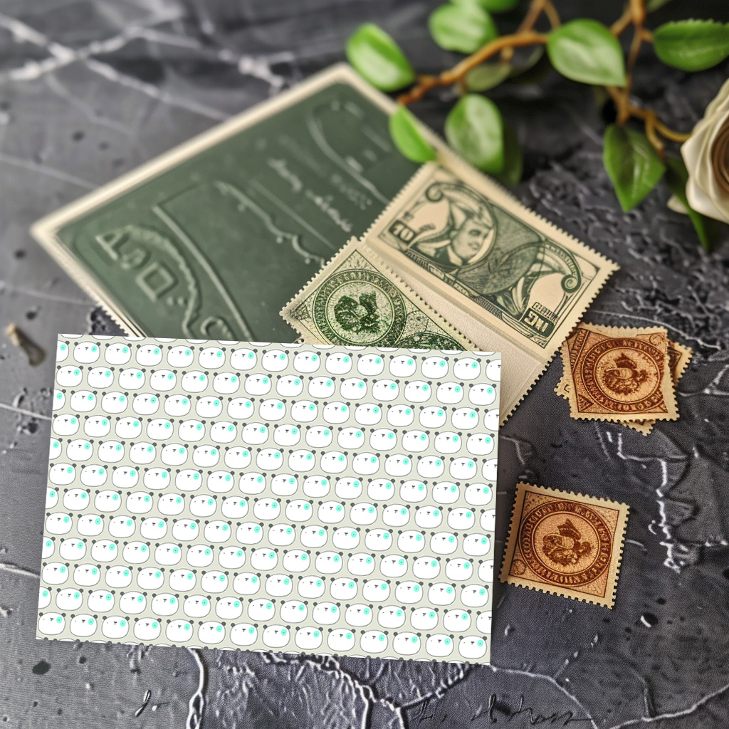 raxxa Postkarte: Leo el panda soñador