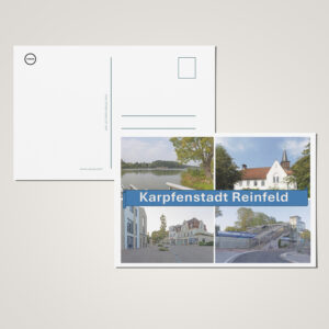 raxxa Postkarte: Karpfenstadt Reinfeld