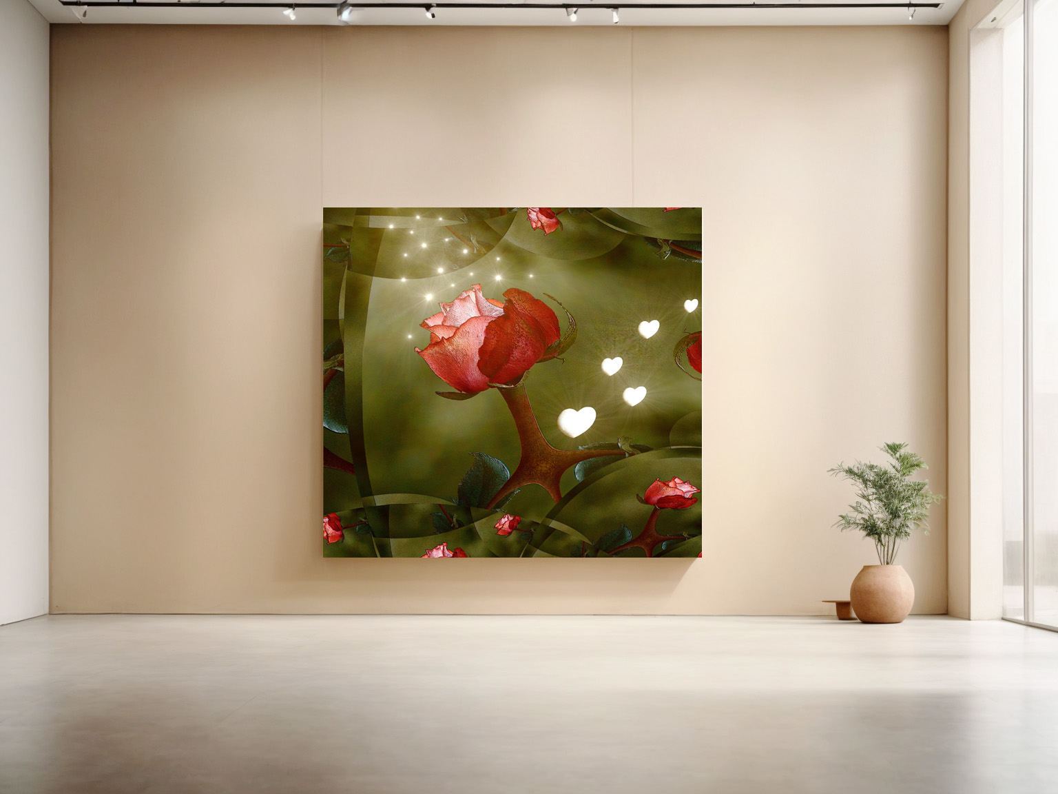 raxxa Canva: Rosenherz