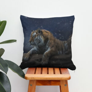 Kissen: Snow Tiger