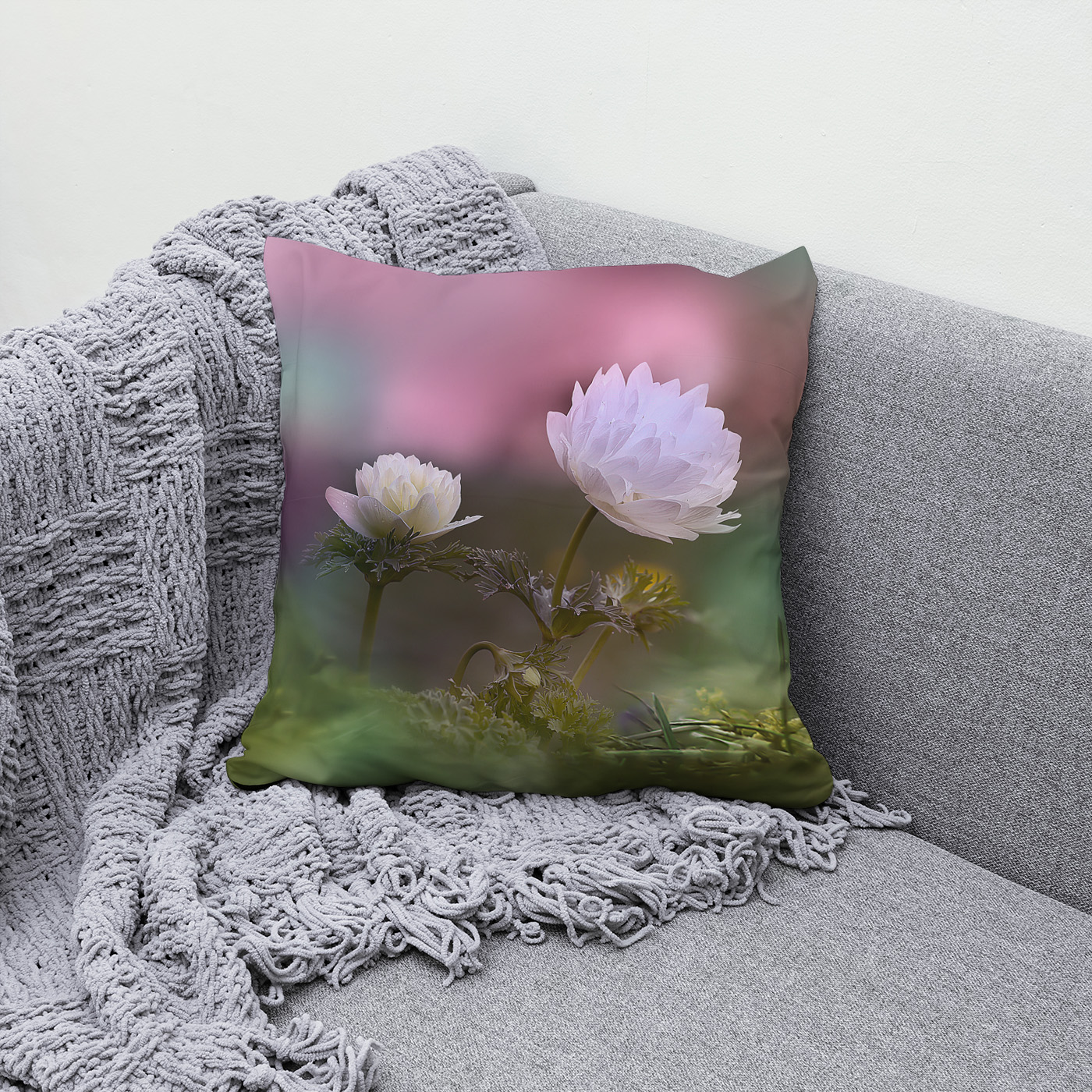 Kissen: White flower