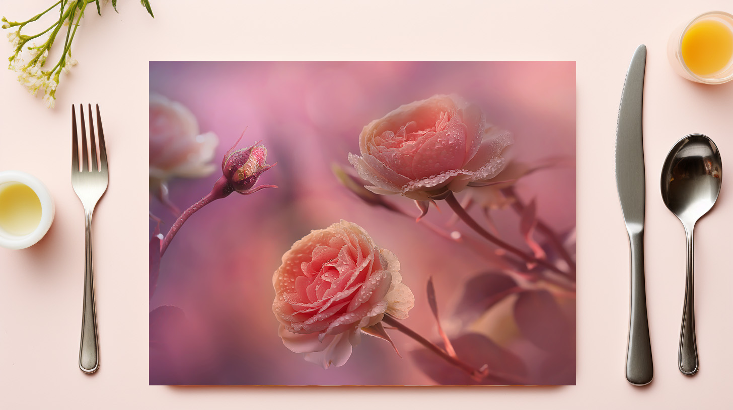 raxxa Premium-Tischset: Rosenland - Imagen 3