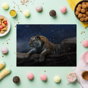 raxxa Premium-Tischset: Snow Tiger