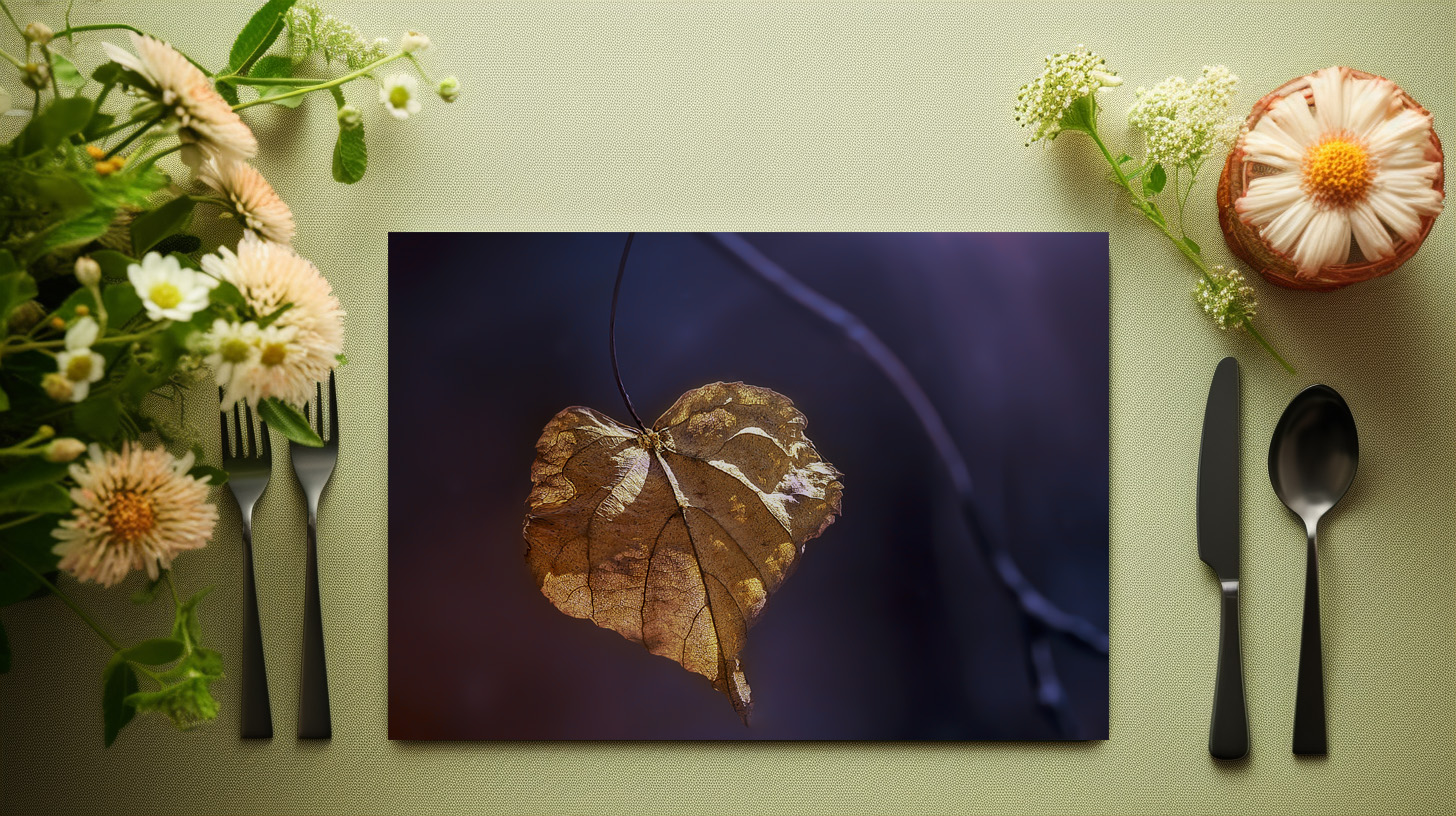 raxxa Premium-Tischset: Herzblatt – Bild 3