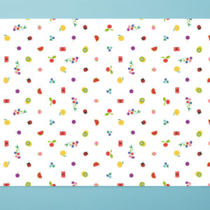 raxxa Premium-Tischset: Mariquita susurra a las frutas