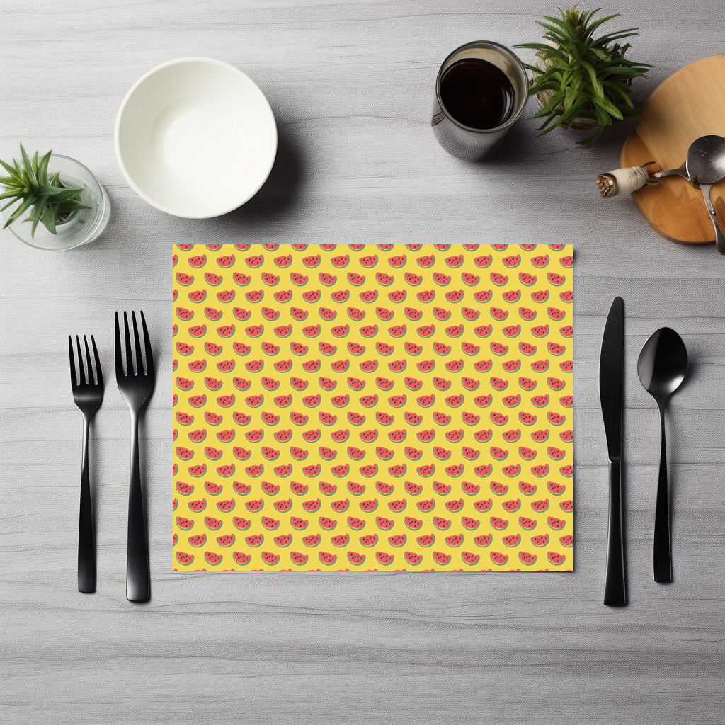 raxxa Premium-Tischset: Sia la sandía bailarina