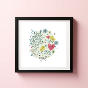 Poster: Cantos de otoño desde mi jardín