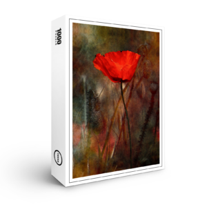 raxxa Premium-Puzzle: Mohnblume