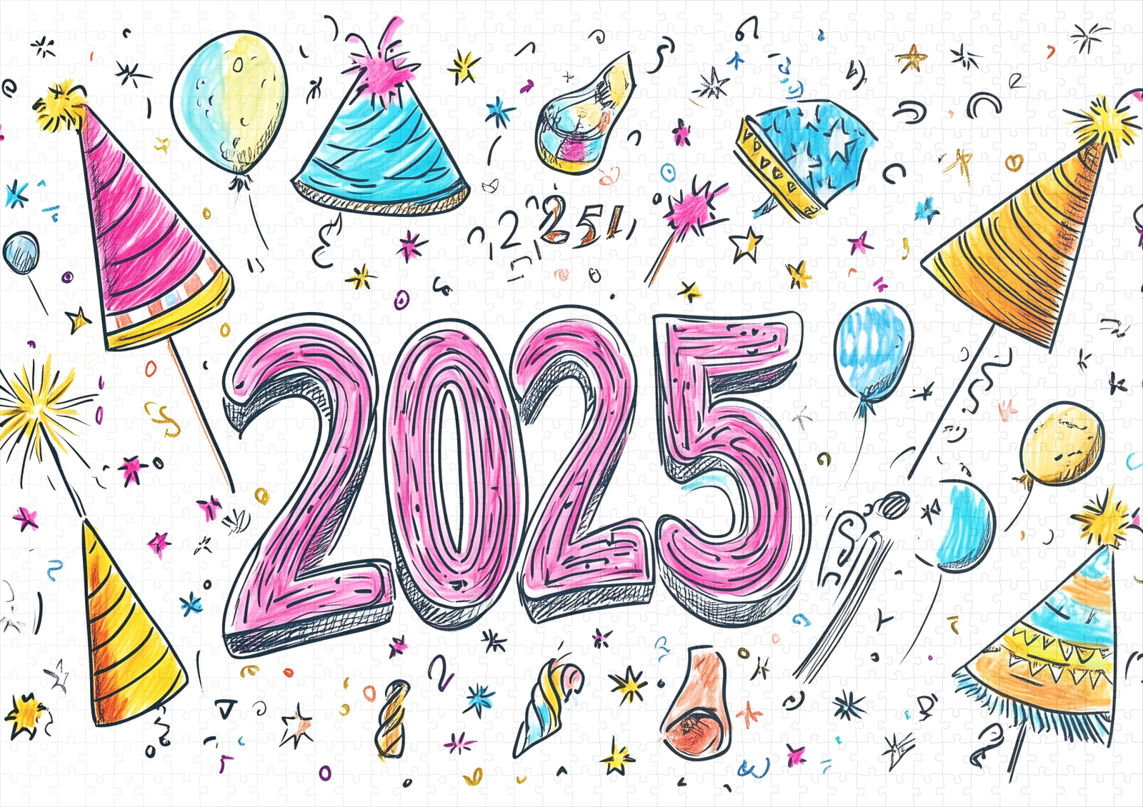 raxxa Premium-Puzzle: Just Start 2025 - Imagen 2