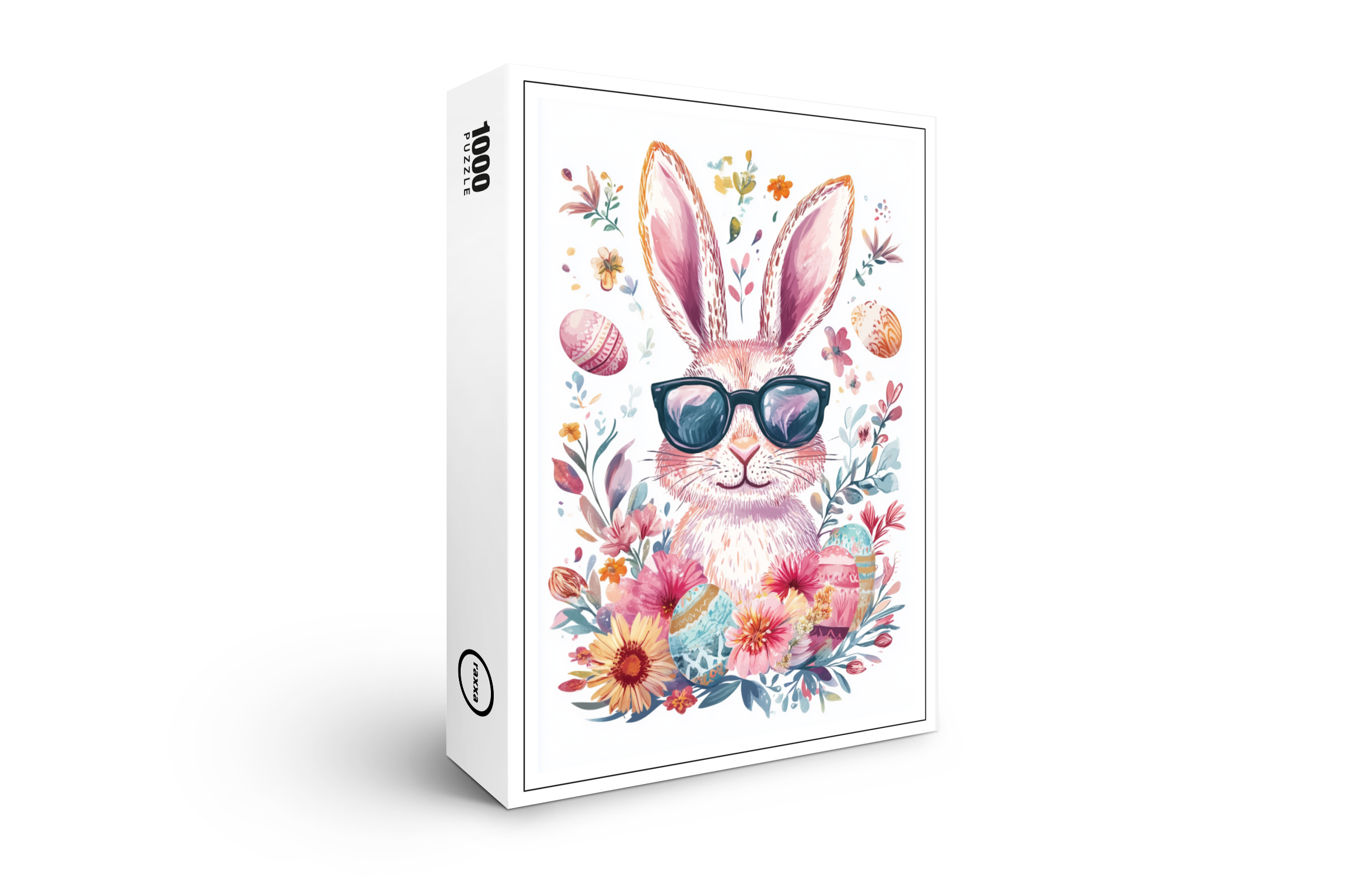 raxxa Premium-Puzzle: Cooler Hase mit Sonnenbrille