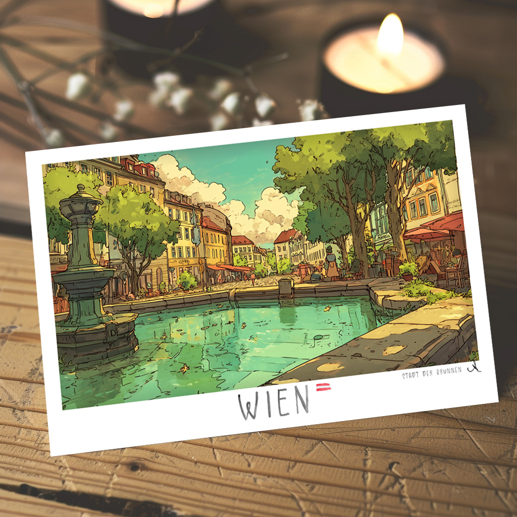 raxxa Postkarte: Sanfter Fluss des Alltags – Image 4