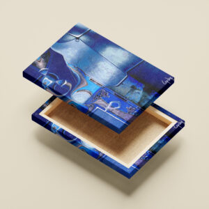 raxxa Canva: Metallic blue