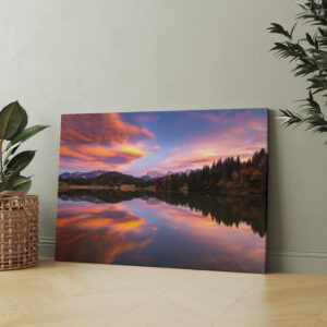 raxxa Canva: Sonnenuntergang am Geroldsee