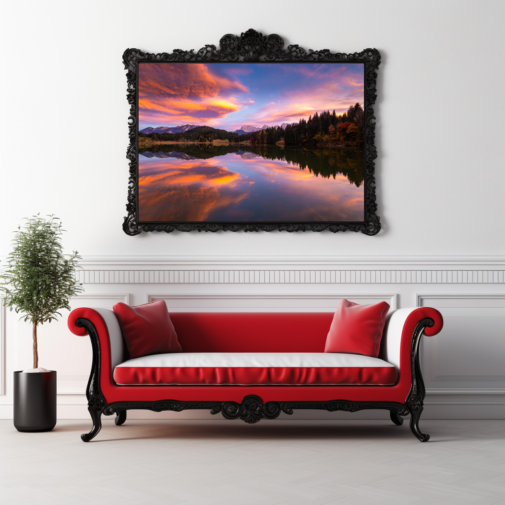 Poster: Sonnenuntergang am Geroldsee – Image 3