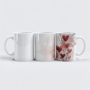 raxxa Premium-Tasse: Herzblumen