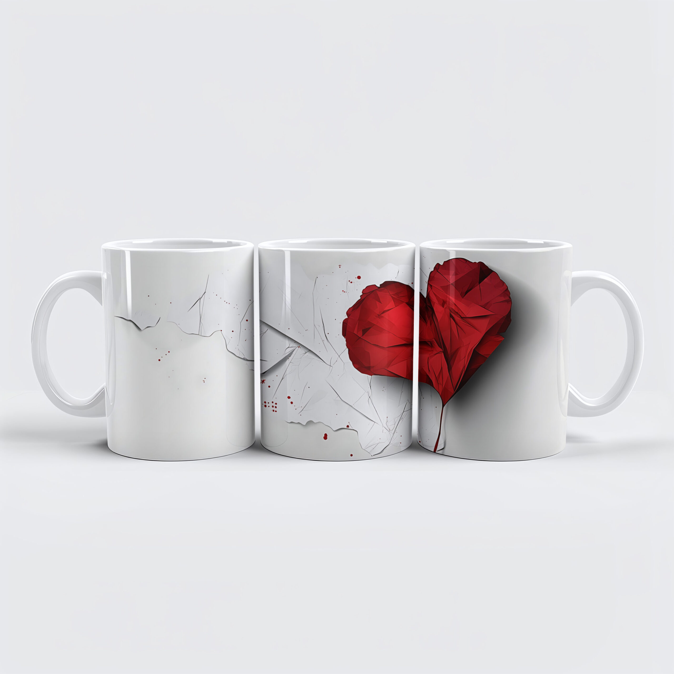 raxxa Premium-Tasse: Origami Herz