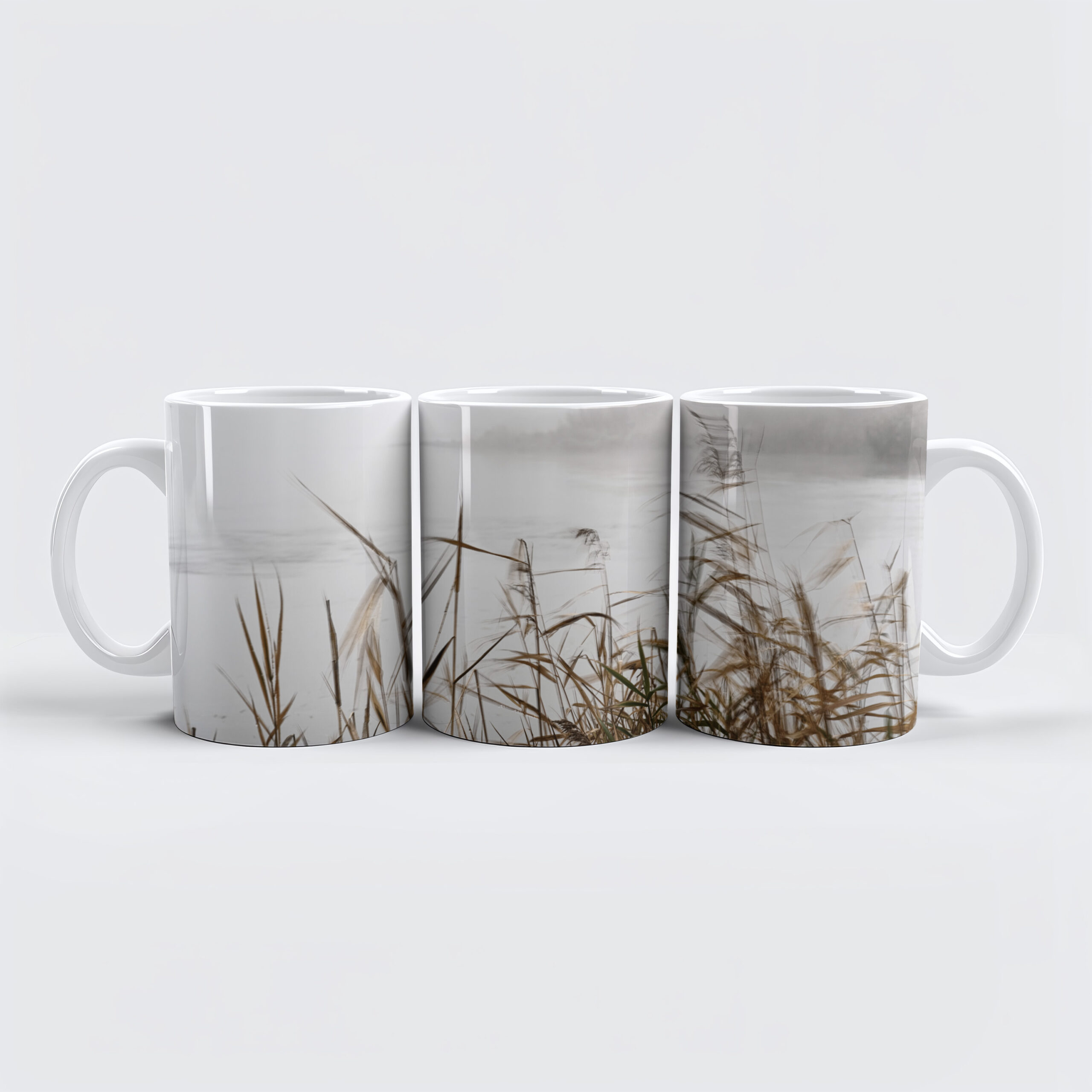 raxxa Premium-Tasse: Nebelstimmung im Oderbruch