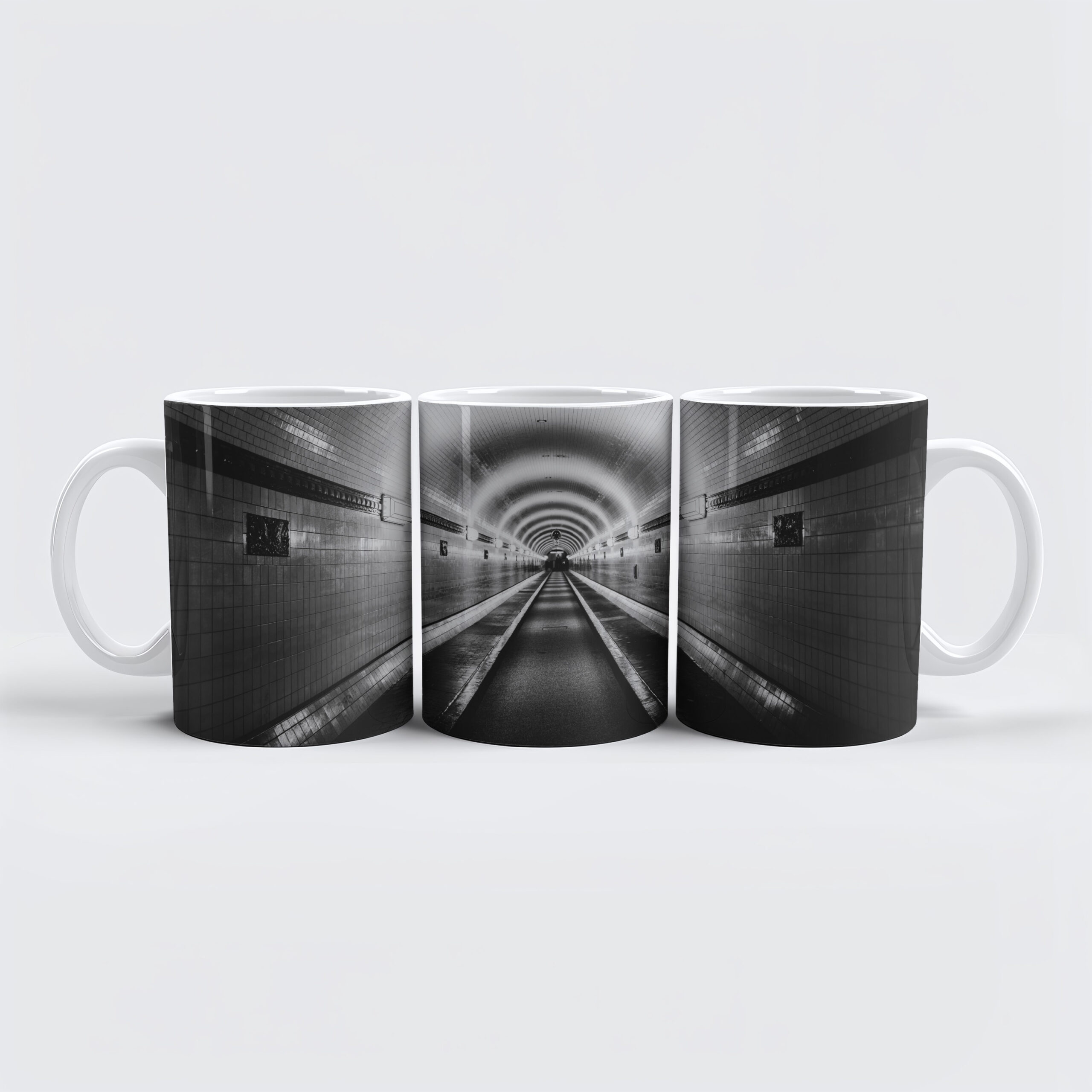 raxxa Premium-Tasse: Alter Elbtunnel Hamburg