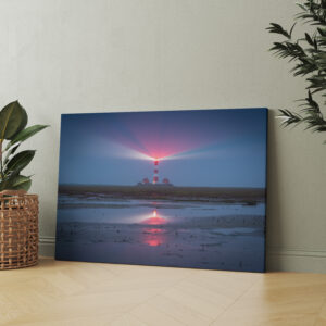 raxxa Canva: Leuchtturm am Abend