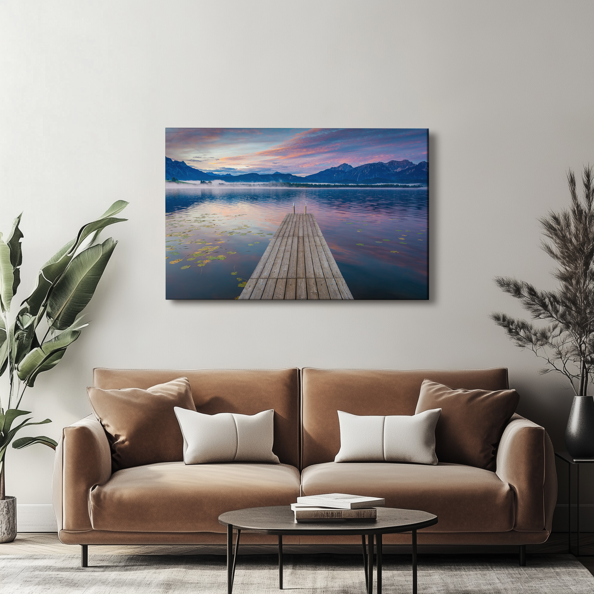 raxxa Canva: Steg am See in den Bergen - Image 3