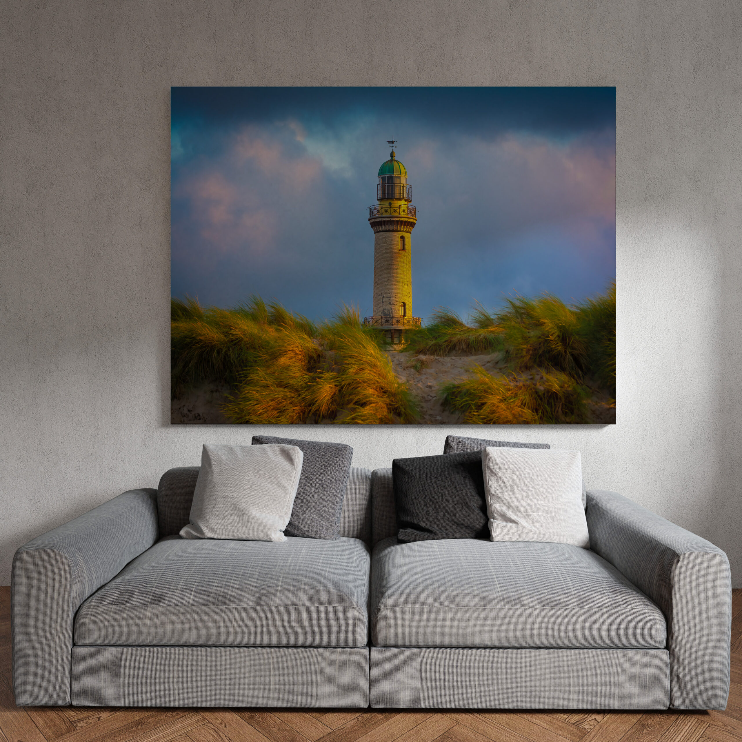 raxxa Canva: Abend in Warnemünde