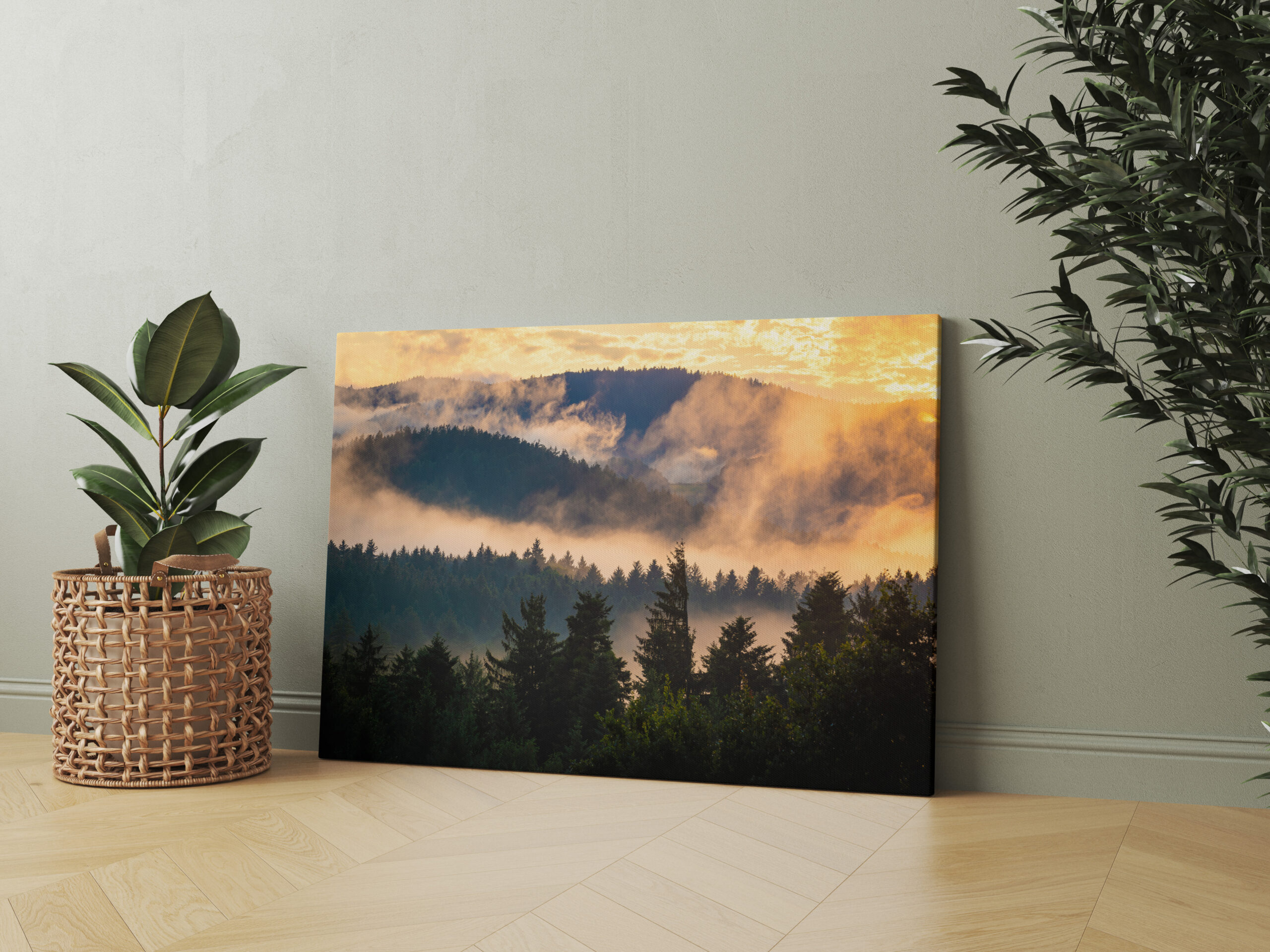 raxxa Canva: Sommerabend im Bayerischen Wald