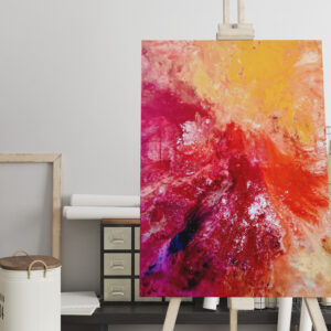 raxxa Canva: Komposition rot orange