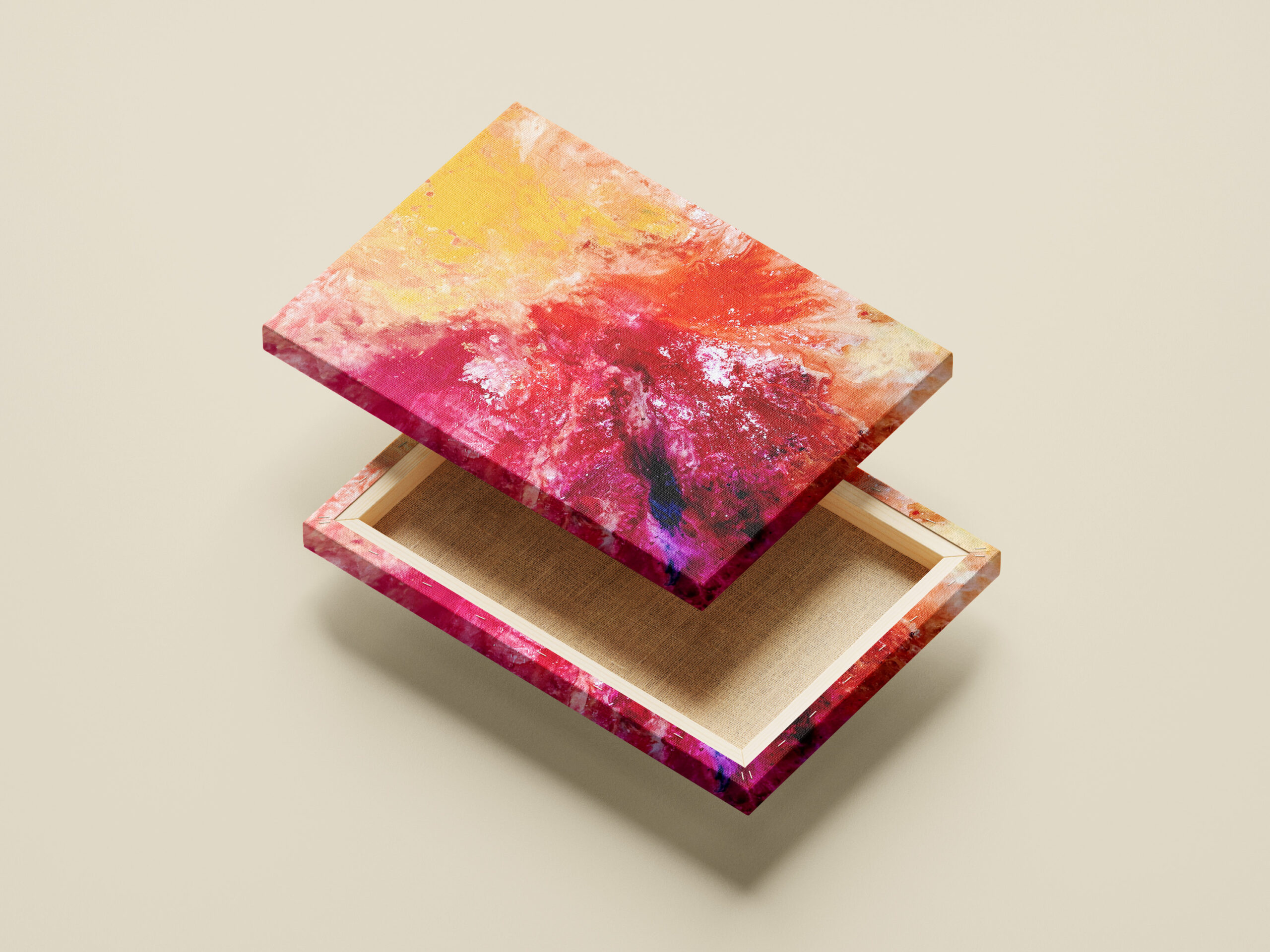 raxxa Canva: Komposition rot orange - Imagen 2