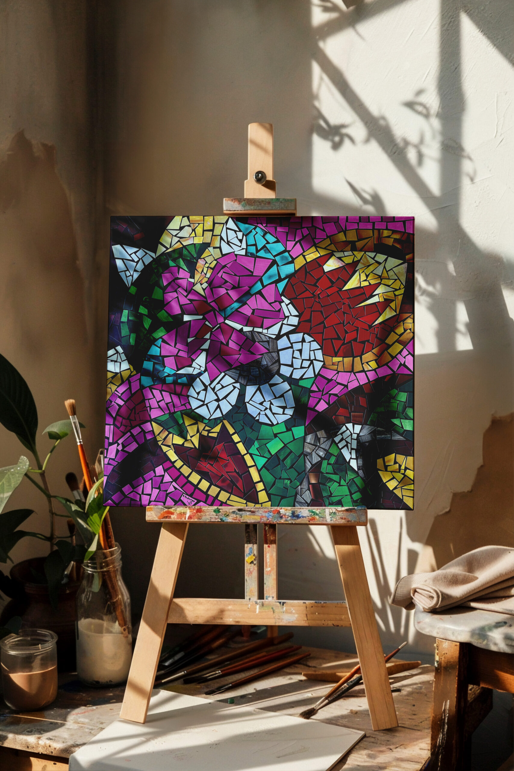 raxxa Canva: Blumenmosaik – Image 3