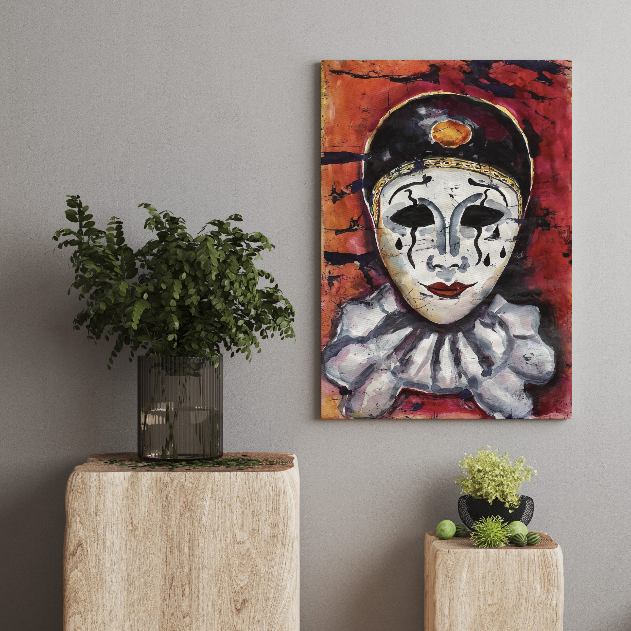 raxxa Canva: Venezianische Maske IV