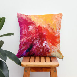 Kissen: Komposition rot orange