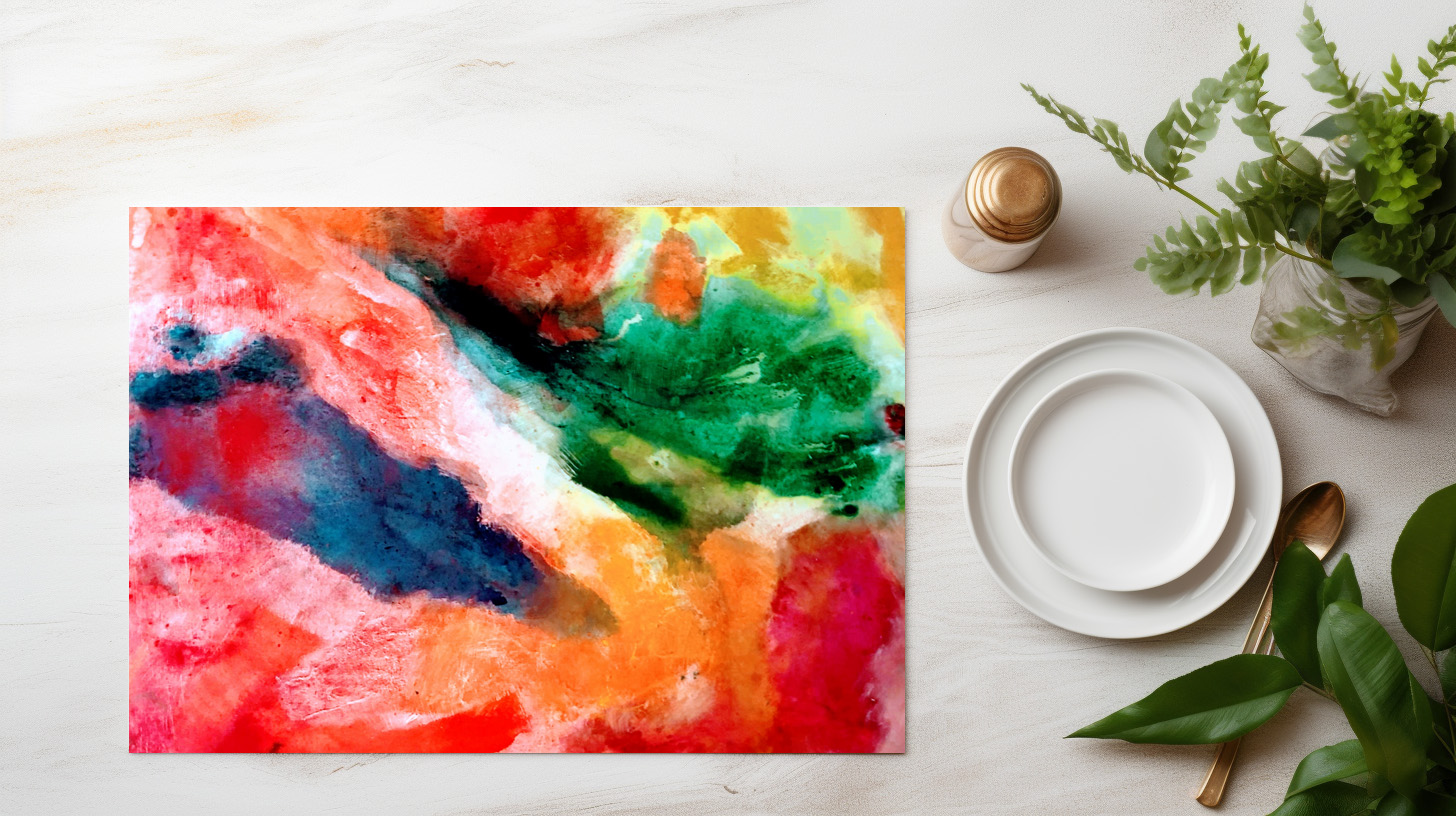 raxxa Premium-Tischset: Abstrakte Komposition - immagine 2