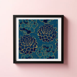 Poster: Classical and elegant flowers