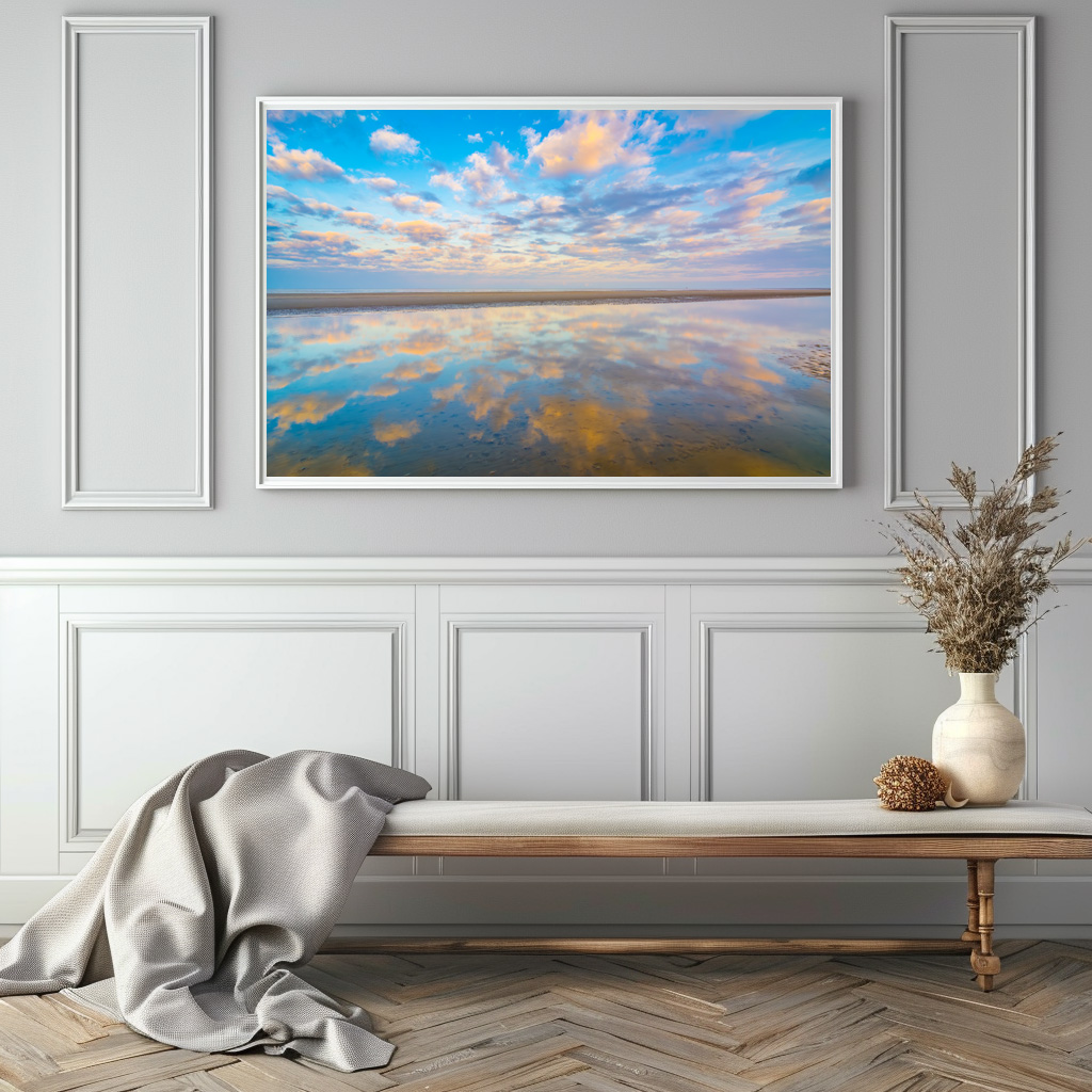 Poster: Nordsee Strand im Sonnenaufgang - Image 2