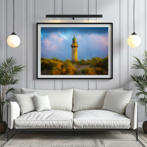 Poster: Abend in Warnemünde