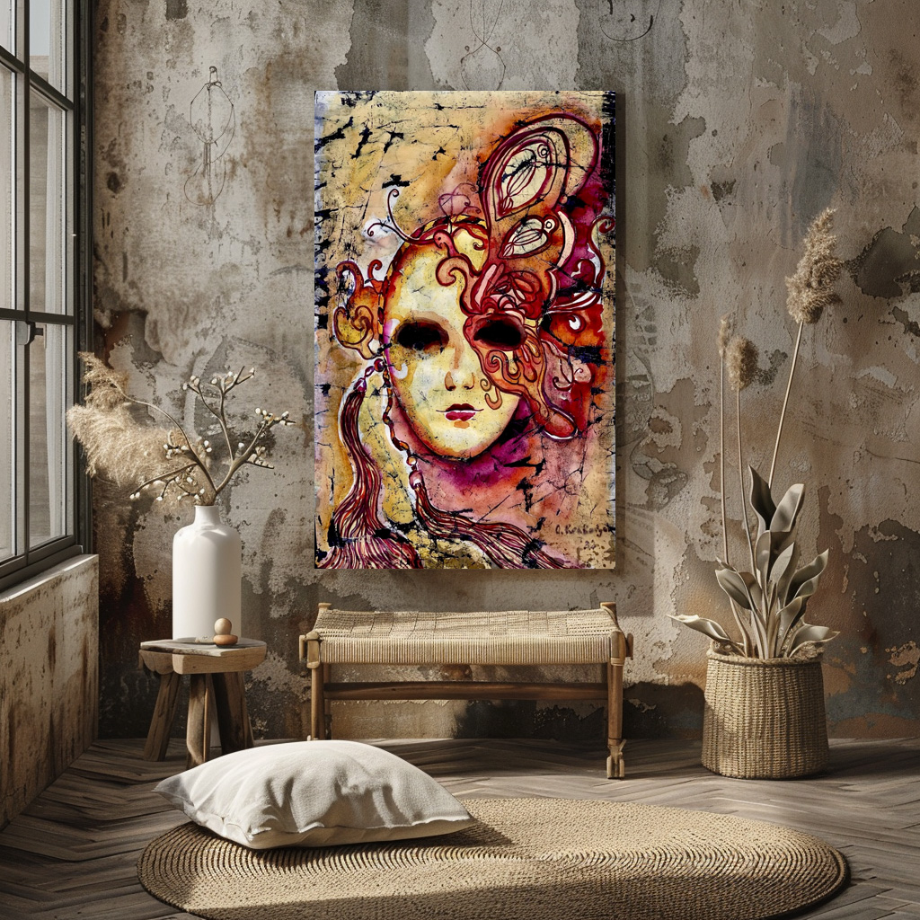 Poster: Venezianische Maske II