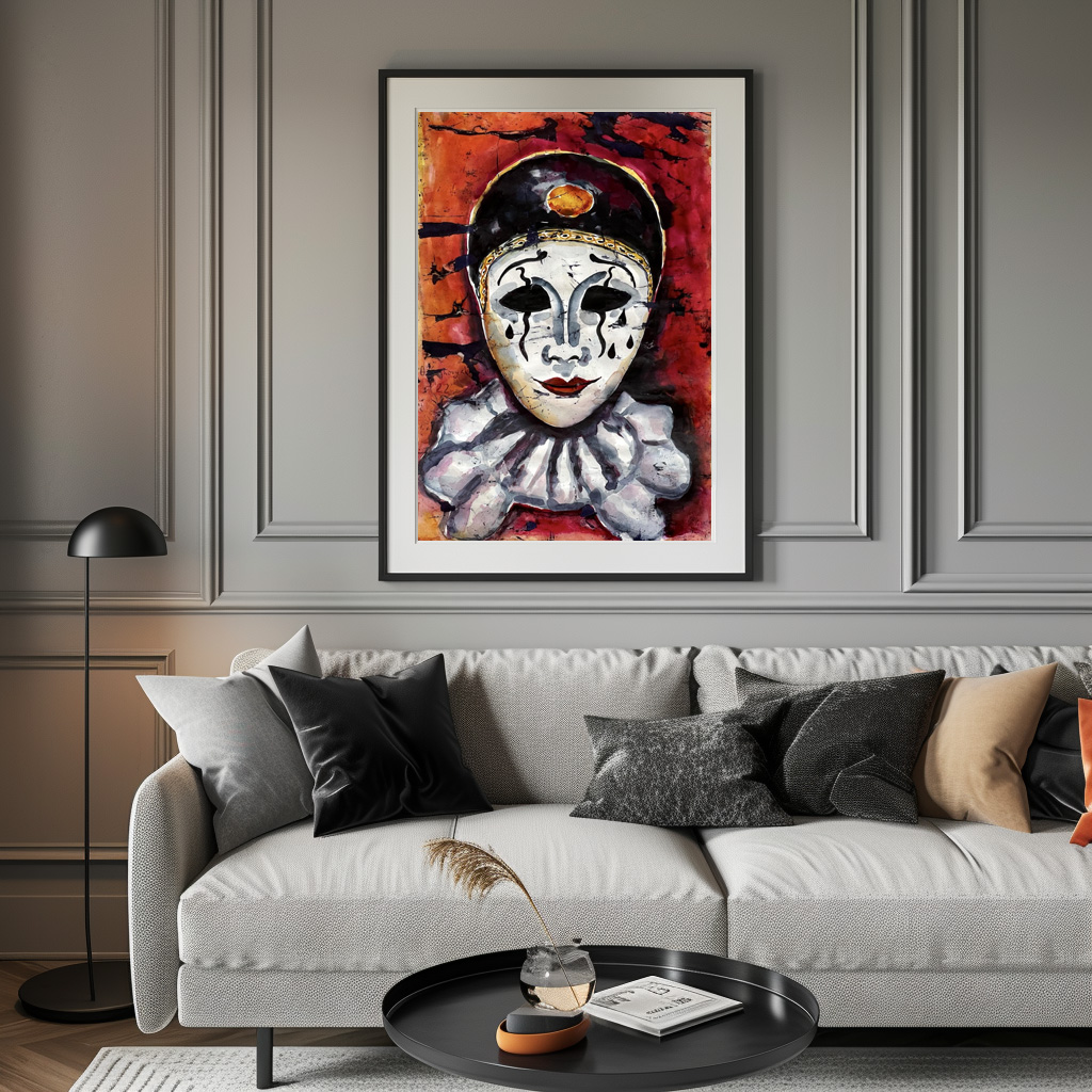 Poster: Venezianische Maske IV