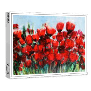 raxxa Premium-Puzzle: Tulpen rojo