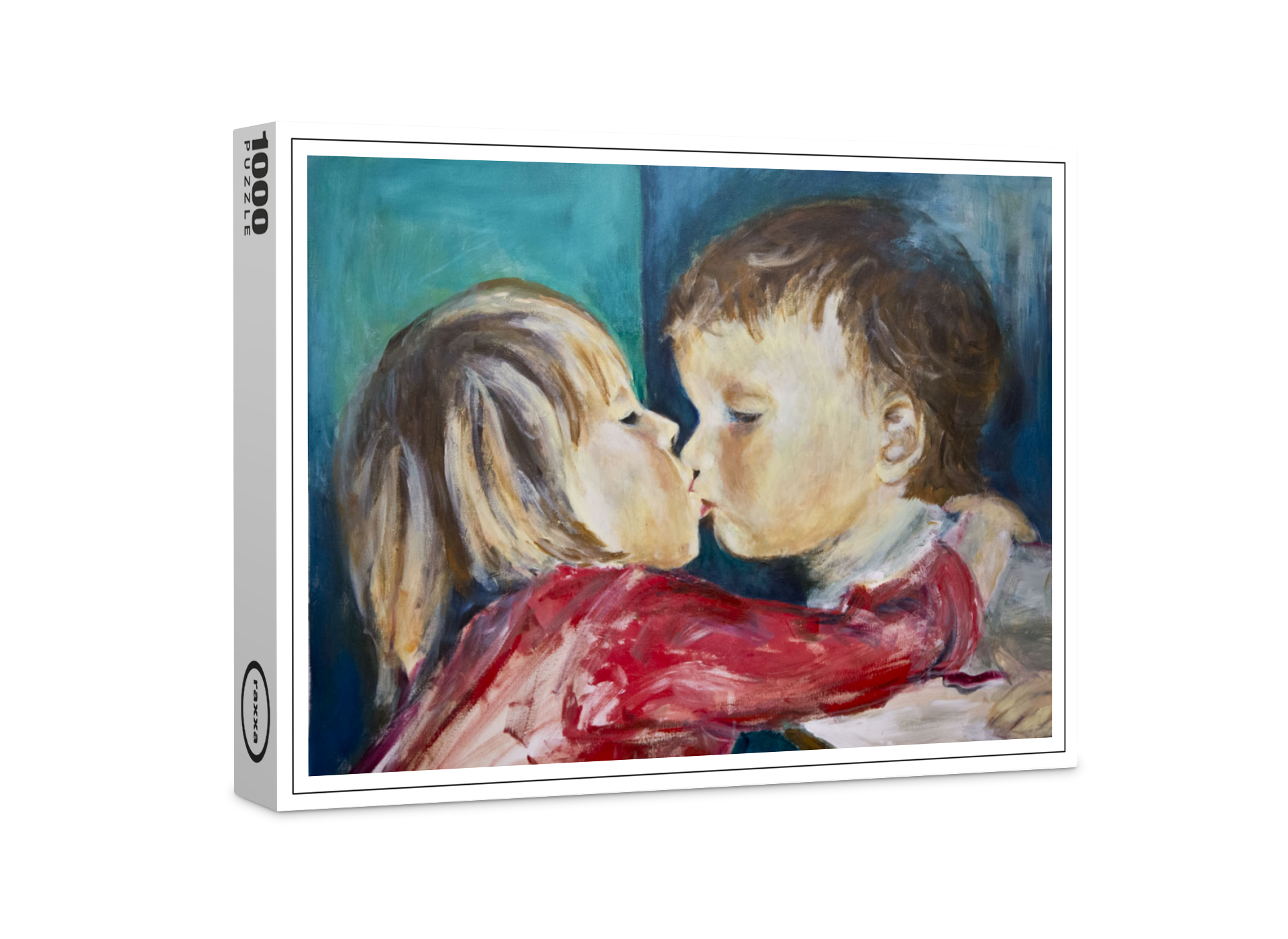 raxxa Premium-Puzzle: Der Kuss